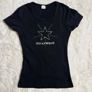 Cette USA Vintage Y2K Rhinestone Star Hollywood Graphic Tee